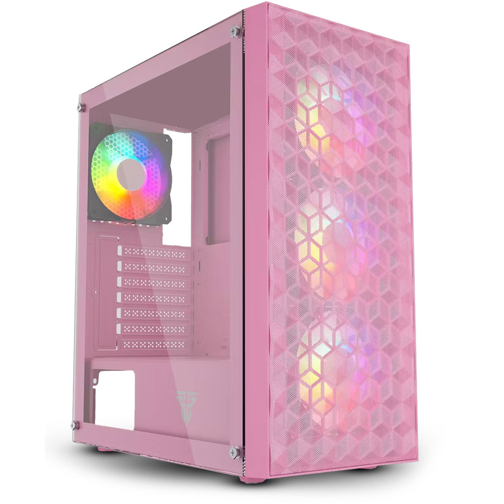 GABINETE FANTECH CG-83 ROSA c/ 4 FAN