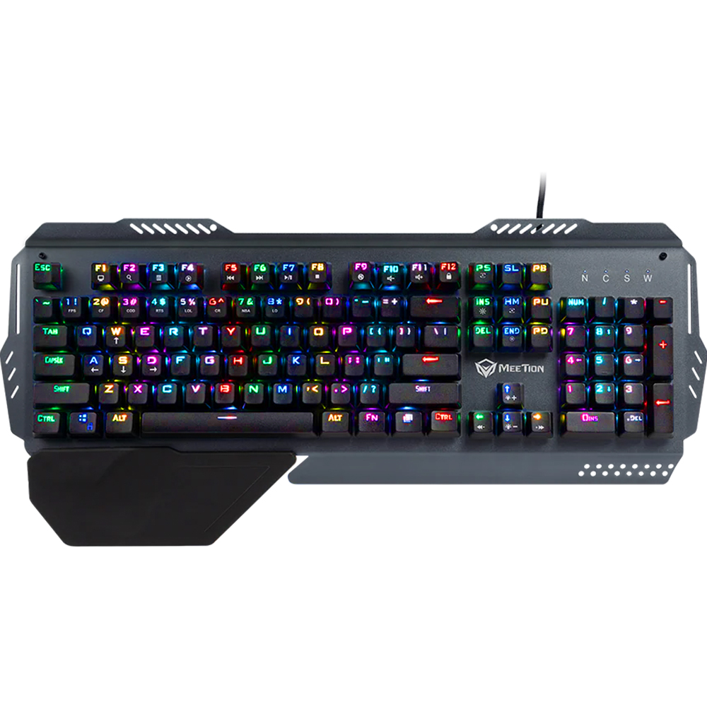 TECLADO MECANICO MK20 GRIS BL SW ARGB MEETION