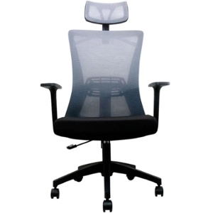 SILLA ERGONOMICA OCA258 GRIS/NEGRA  FANTECH