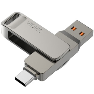PENDRIVE 128GB 2604 TIPO-C+USB3.2 VIDVIE