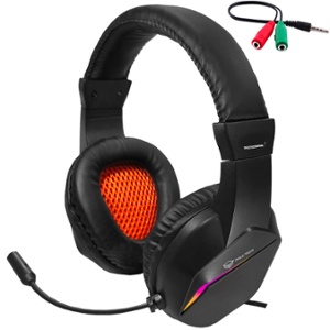 AURICULAR GAMING HP022 RGB C/ADAP PC/PS4/PS5