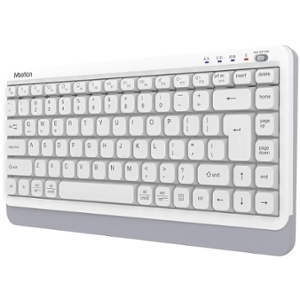 TECLADO INALAMBRICO BTK500 WH 2.4G/BT MEETION