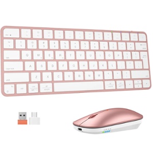 TECLADO Y MOUSE INAL C210 PINK 60% MEETION