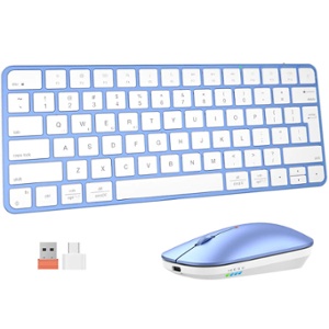 TECLADO Y MOUSE INAL C210 PURP. 60% MEETION