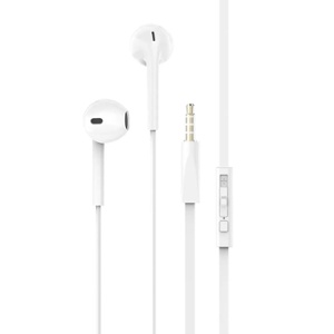 AURICULAR CABL. HS686 WHITE FLAT VIDVIE