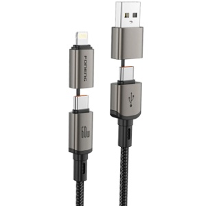 CABLE 4 EN 1 XS15 3A/27W/60W 1.2MT TRENZ FONENG