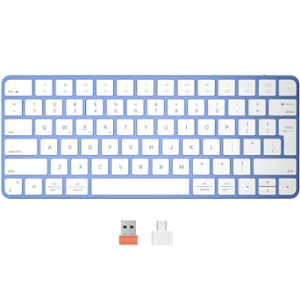 TECLADO INALAMBRICO K210 PURP. 60% 2.4G/BT MEETION