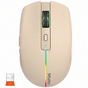 MOUSE INAL. BTM002 BT WH/BEIGE MEETION