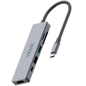 HUB USB-C HUB03 5 en 1 USB3.2/HDMI/SD/TF VIDVIE