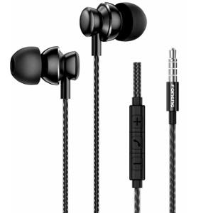 AURICULARES T67 IN-EAR BK METAL FONENG