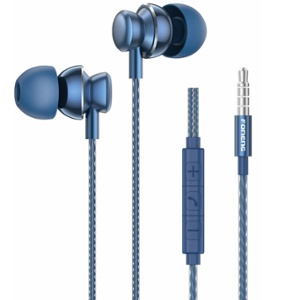 AURICULARES T67 IN-EAR BLUE METAL FONENG