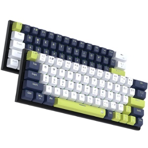 TECLADO ATOM63 874V2 MORI WHITE/ BLUE RS FANTECH