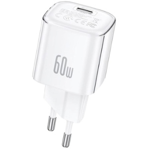 CARGADOR TIPO-C/TIPO-C MAX40 GaN WHITE 65W FONENG