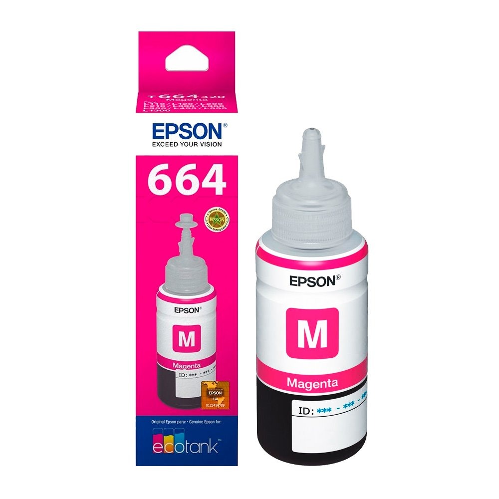 Botella de Tinta Epson Magenta T664320 Original