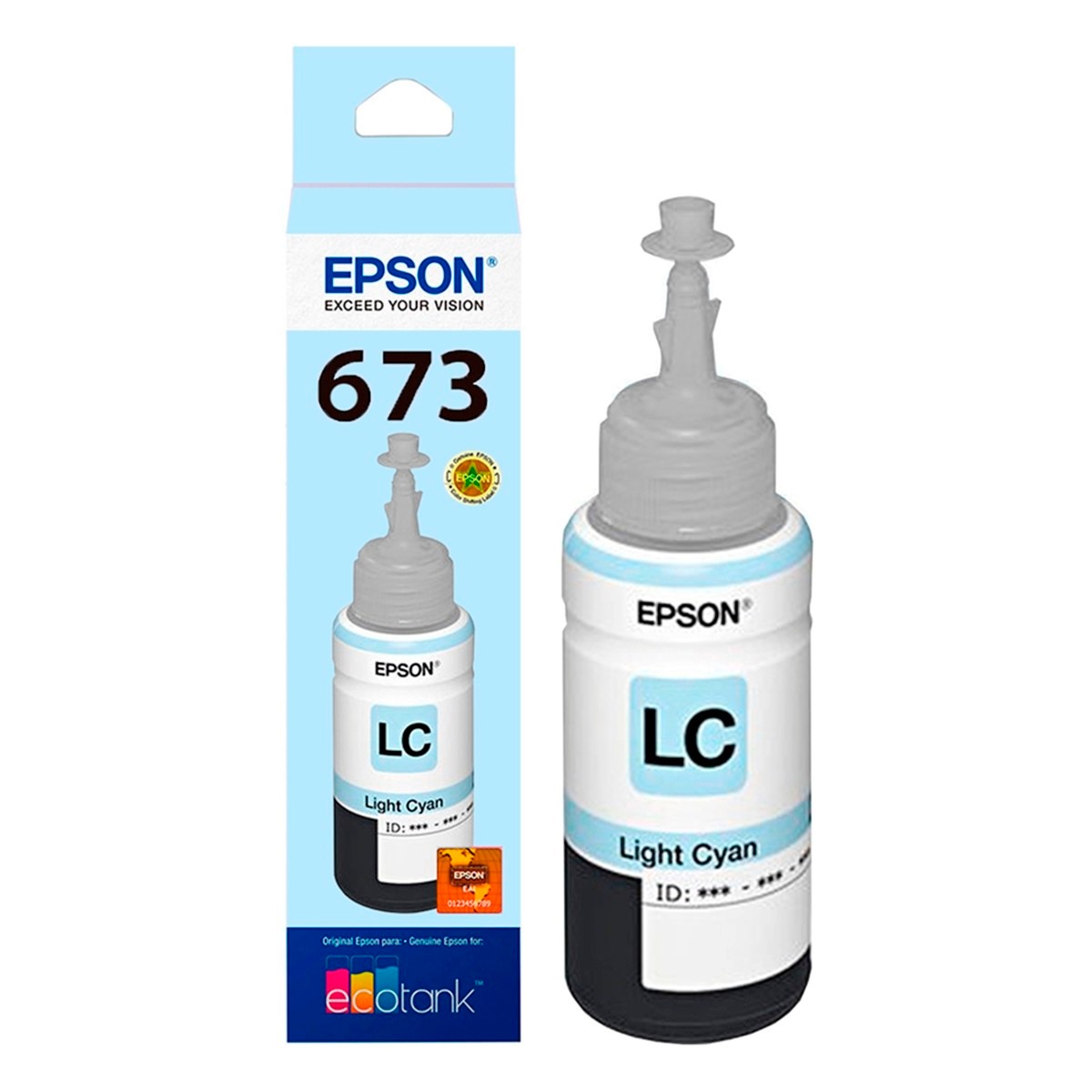 BOTELLA DE TINTA EPSON T673520 L800/1800 LIGHT CY