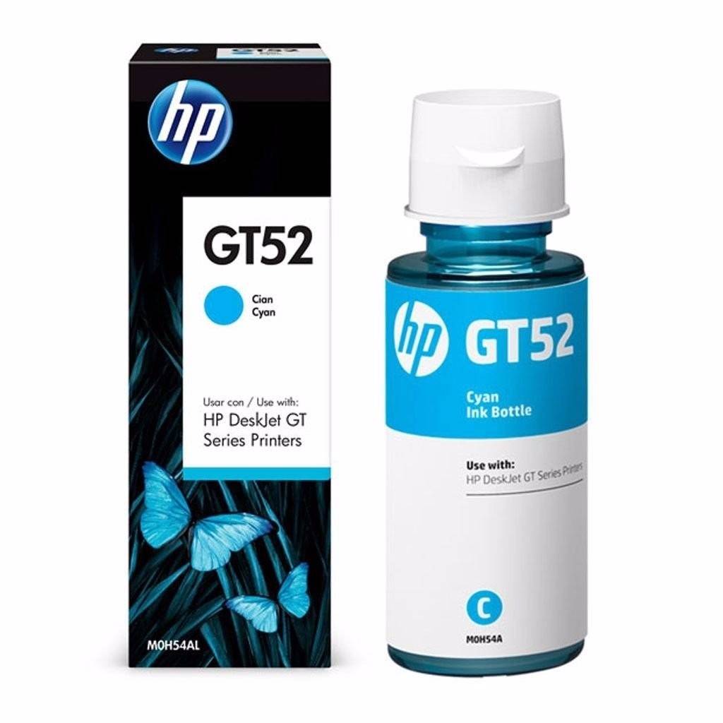 Botella de Tinta HP GT52 Cian 5810/5820 8000 Copias