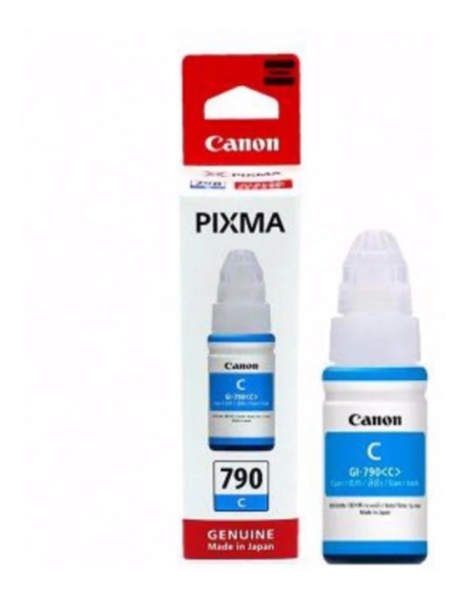 BOTELLA DE TINTA CANON CY GI790 G2010 ORIG. 70ML