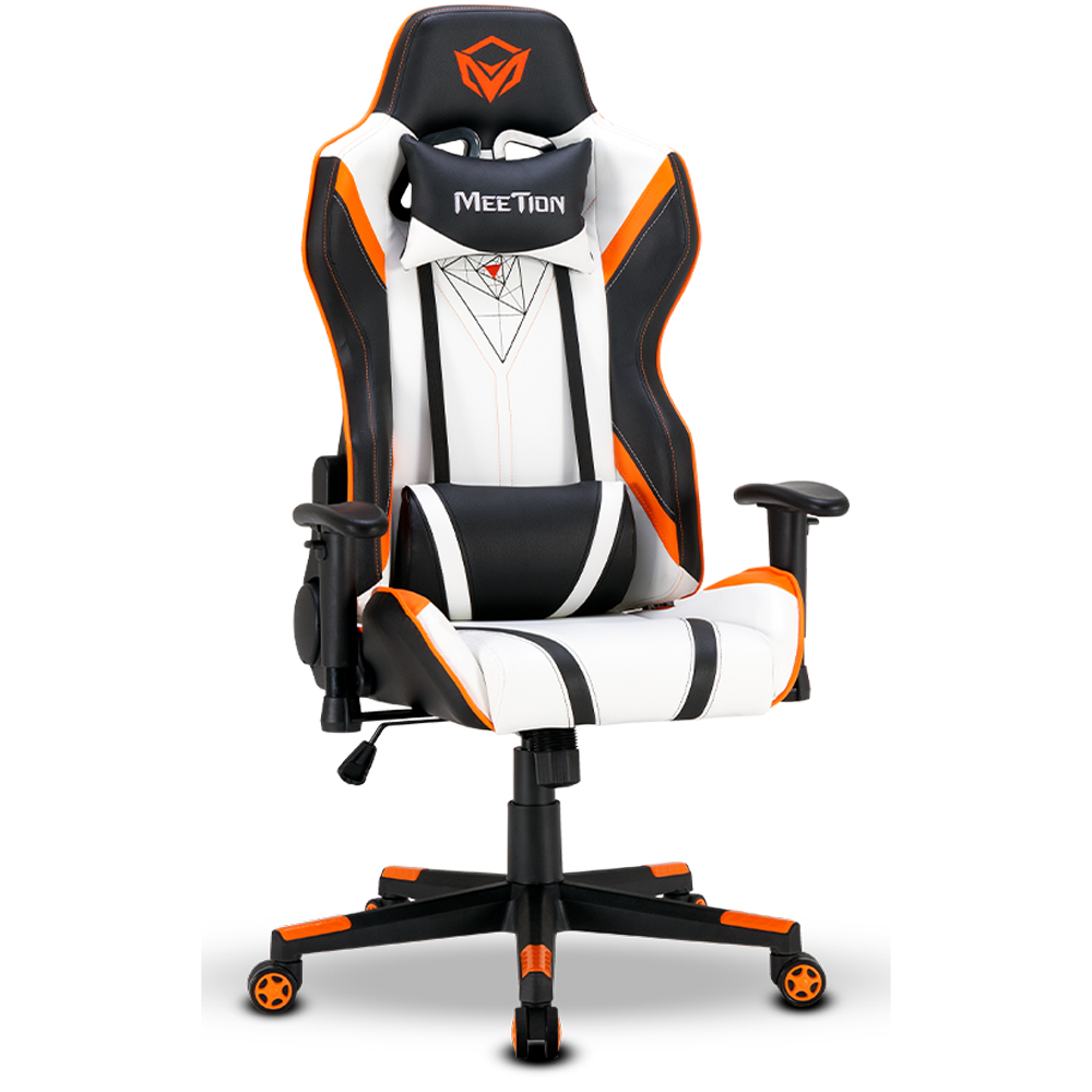 SILLA GAMER BLACK + WHITE MT-CHR15