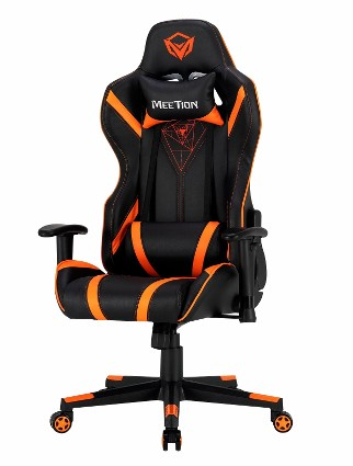 SILLA GAMER BLACK + ORANGE MT-CHR15