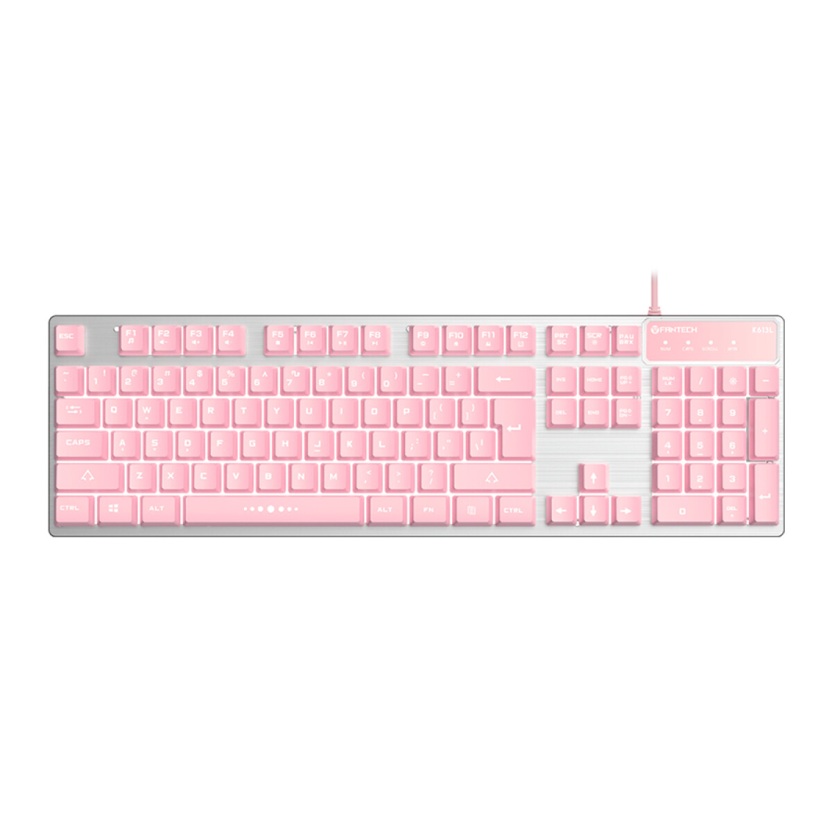 TECLADO GAMING FANTECH K613L SAKURA EDITION