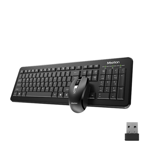 TECLADO Y MOUSE INALAMBRICOS MT-C4120 NEGRO MEETION