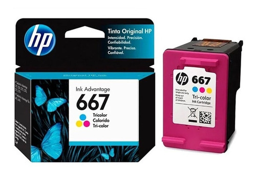 CARTUCHO HP 667 CL 100 COPIAS