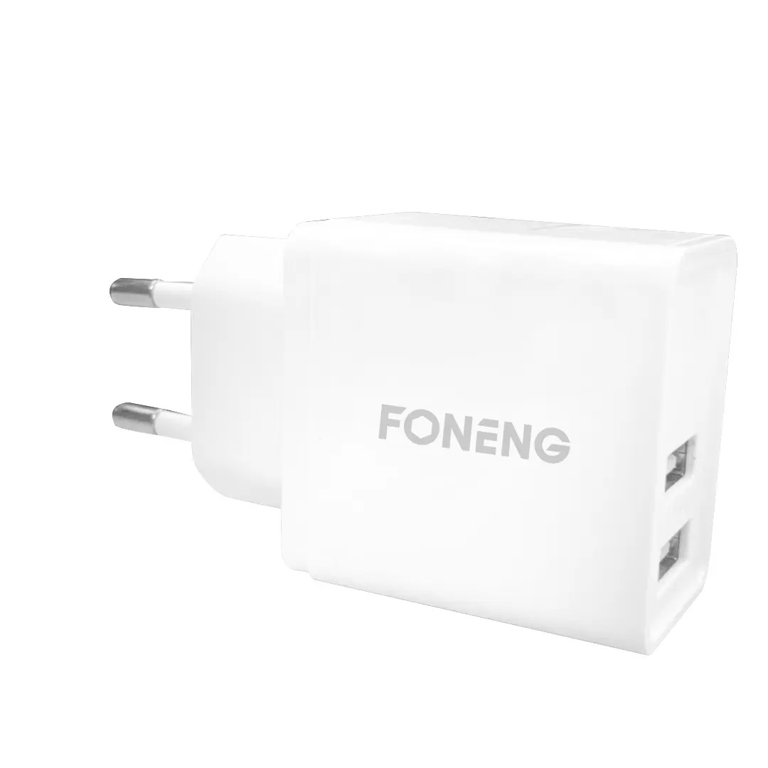 CARGADOR SIN CABLE K240 2-USB 2.4A FONENG