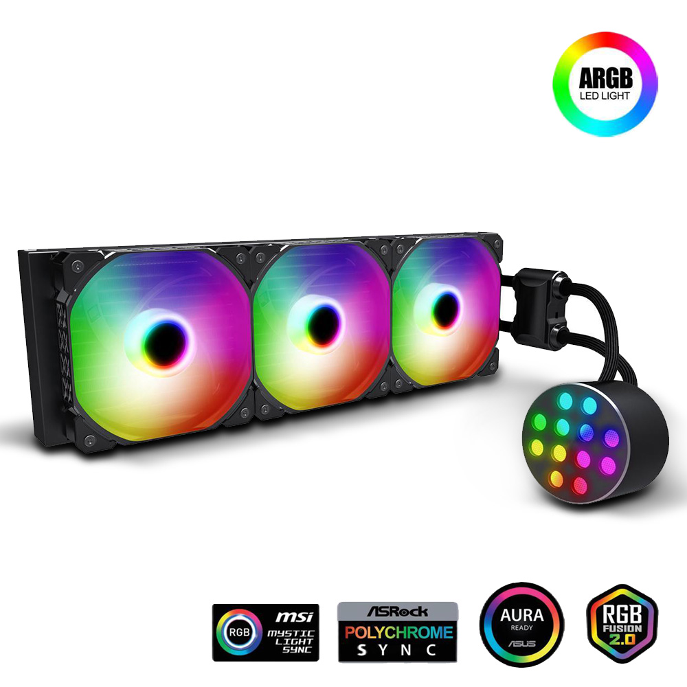 DISIPADOR CPU CY360MM LIQUIDA RGB SAMA NEGRO