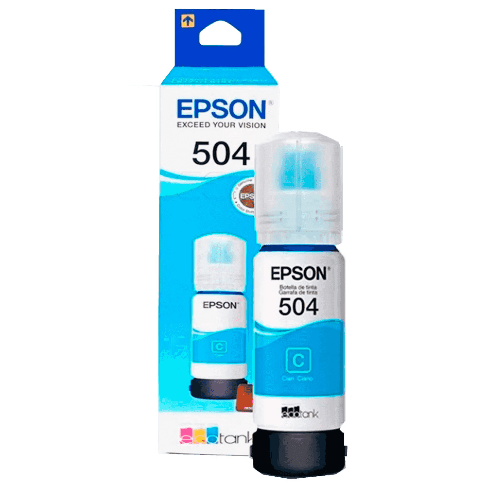 BOTELLA DE TINTA EPSON CY T504220 L4150/4160